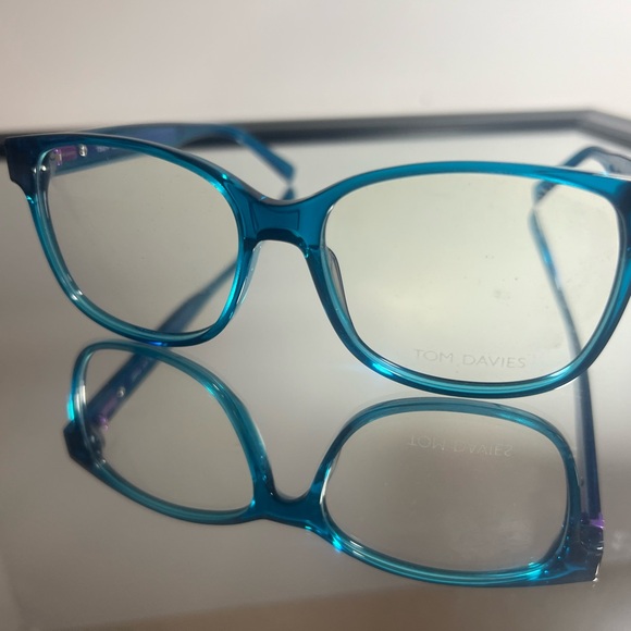 TOM DAVIES TD679 Col 1950 teal blue and purple acetate 54-16-140 New - Picture 9 of 14